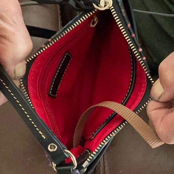 Dooney & Bourke Black Shoulder Bag with Gold Hardware - Picture 2 of 10